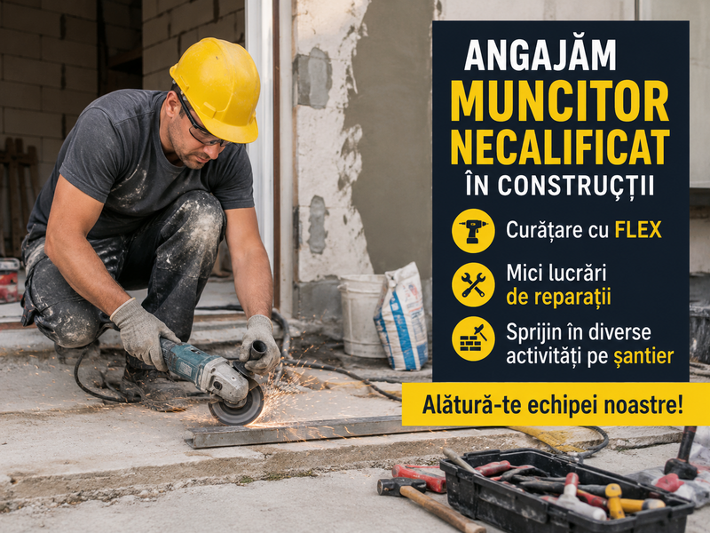 Muncitori necalificati constructii.